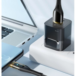 Дата кабель USB 2.0 AM to USB-C 2.0m 7A black Essager (EXCT-XJA01-P)