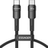 Дата кабель USB-C to USB-C 1.0m 100W black Essager (EXCTT1-XC01)