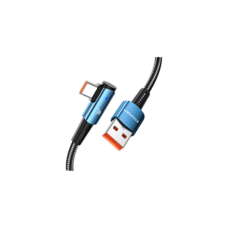 Дата кабель USB 2.0 AM to USB-C 2.0m 100W blue Essager (EXCWT7A-CGA03-P)