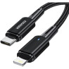 Дата кабель USB-C to Lightning 2.0m 20W black Essager (EXCTL-CGA01)