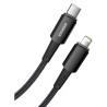 Дата кабель USB-C to Lightning 2.0m 20W black Essager (EXCTL-CGA01)