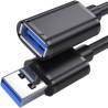 Дата кабель USB 3.0 AM/AF 1.5m Essager (EXCAM-YTA01)