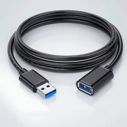 Дата кабель USB 3.0 AM/AF 1.5m Essager (EXCAM-YTA01)