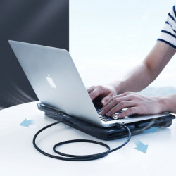 Дата кабель USB 2.0 AM/AM 2.0m US102 black Ugreen (10311)