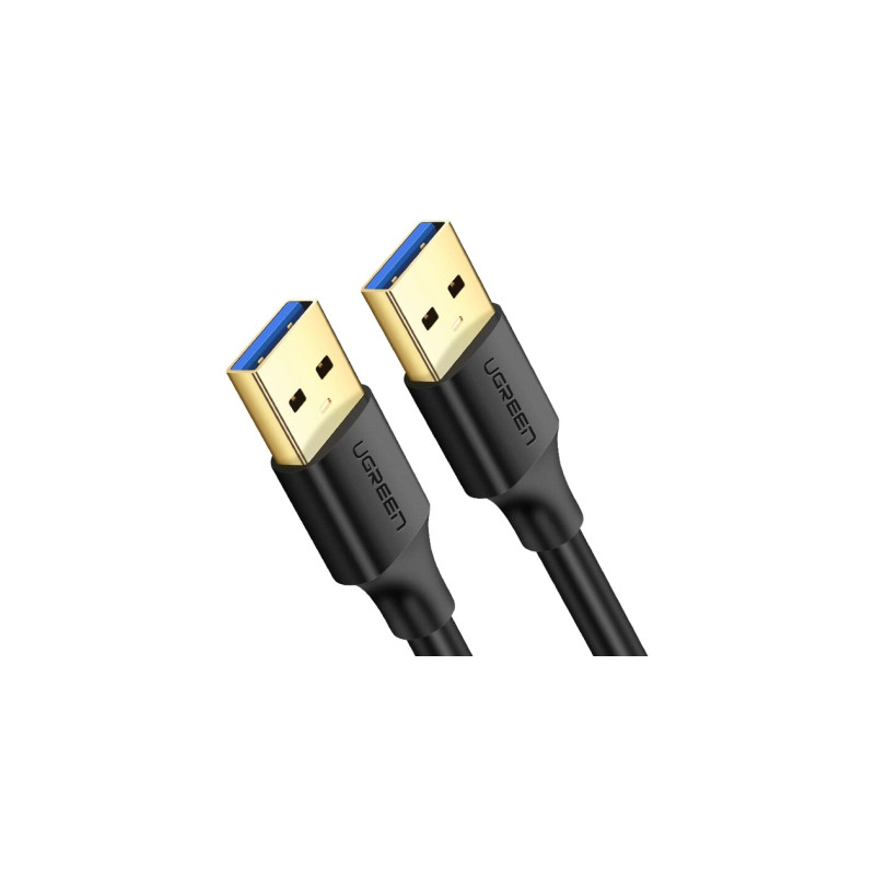 Дата кабель USB 3.0 AM/AM 2.0m US128 black Ugreen (10371)