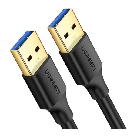 Дата кабель USB 3.0 AM/AM 2.0m US128 black Ugreen (10371)