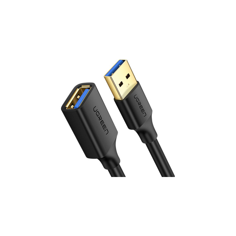 Дата кабель USB 3.0 AM/AF 0.5m US129 black Ugreen (30125)