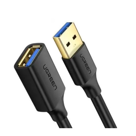 Дата кабель USB 3.0 AM/AF 1.0m US129 black Ugreen (10368)