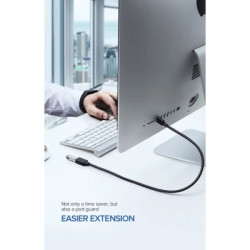 Дата кабель USB 3.0 AM/AF 1.0m US129 black Ugreen (10368)