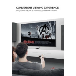 Дата кабель USB 3.0 AM/AF 1.0m US129 black Ugreen (10368)