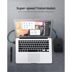 Дата кабель USB 2.0 AM to Mini 5P 1.5m US132 black Ugreen (10385)