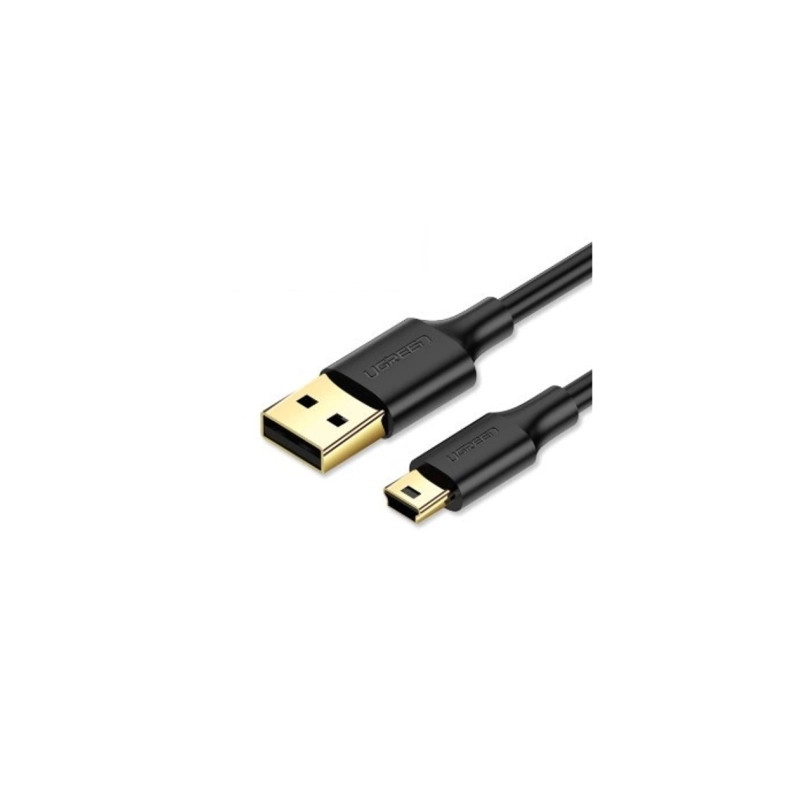 Дата кабель USB 2.0 AM to Mini 5P 1.0m US132 black Ugreen (10355)
