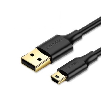 Дата кабель USB 2.0 AM to Mini 5P 1.0m US132 black Ugreen (10355)