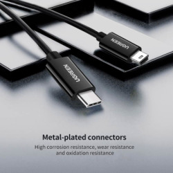 Дата кабель USB-C 2.0 AM to Mini 5P 1.0m US242 black Ugreen (50445)