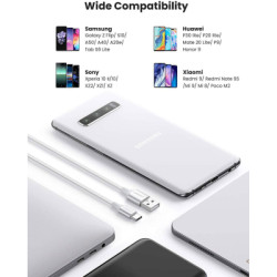 Дата кабель USB 2.0 AM to USB-C 0.5m 3A US288 white Ugreen (60130)