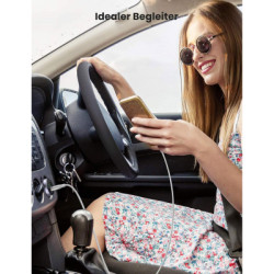 Дата кабель USB 2.0 AM to USB-C 0.5m 3A US288 white Ugreen (60130)