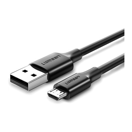 Дата кабель USB 2.0 AM to Micro 5P 0.25m 2A US289 black Ugreen (60134)