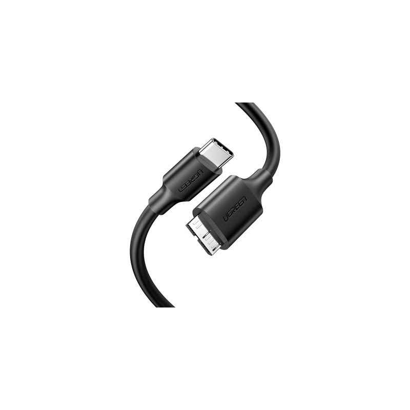 Дата кабель USB-C 3.1 to Micro USB 3.0 1.0m 3A US312 black Ugreen (20103)