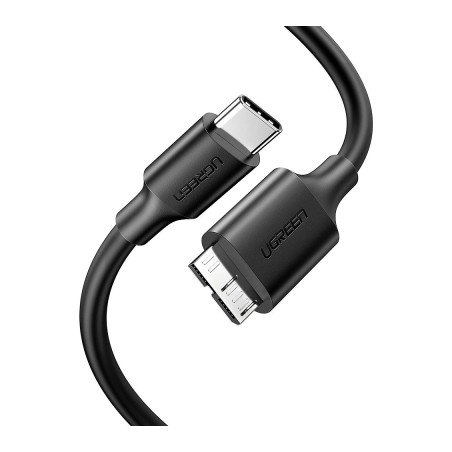 Дата кабель USB-C 3.1 to Micro USB 3.0 1.0m 3A US312 black Ugreen (20103)