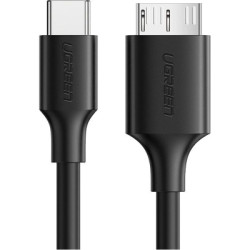 Дата кабель USB-C 3.1 to Micro USB 3.0 1.0m 3A US312 black Ugreen (20103)