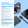 Дата кабель USB-C 3.1 to Micro USB 3.0 1.0m 3A US312 black Ugreen (20103)