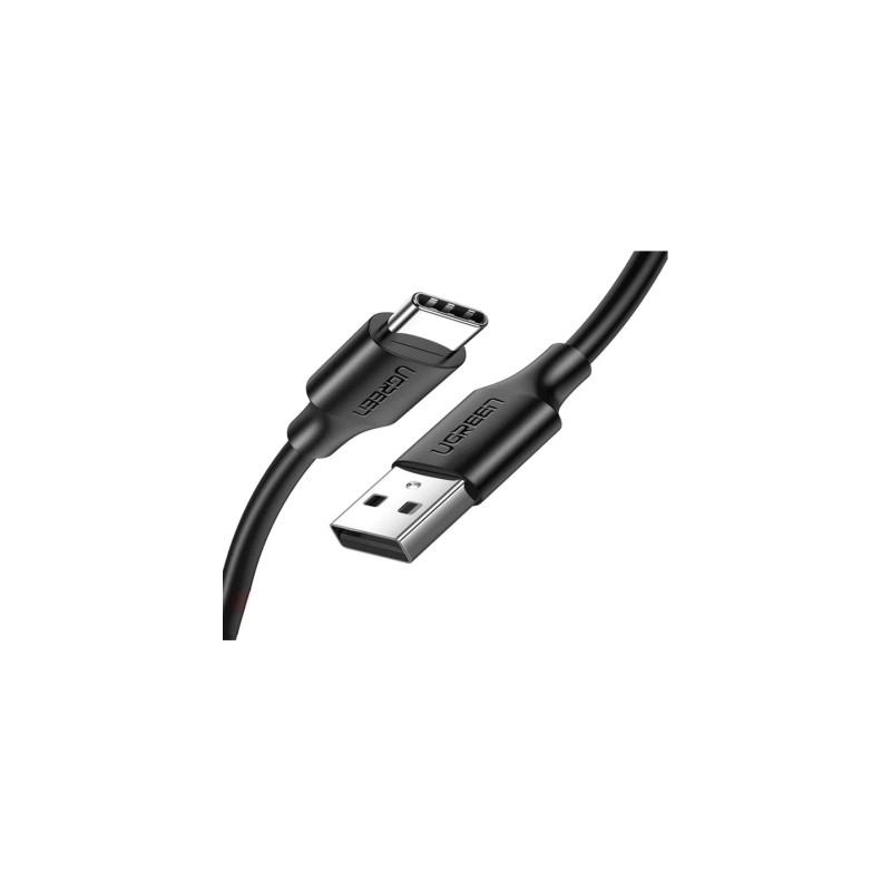 Дата кабель USB 2.0 AM to USB-C 0.25m 3A US287 black Ugreen (60114)