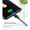Дата кабель USB 2.0 AM to USB-C 0.25m 3A US287 black Ugreen (60114)