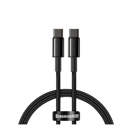 Дата кабель USB-C to USB-C 1.0m 100W black Baseus (CATWJ-01)