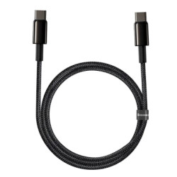 Дата кабель USB-C to USB-C 1.0m 100W black Baseus (CATWJ-01)