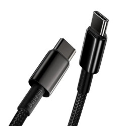 Дата кабель USB-C to USB-C 1.0m 100W black Baseus (CATWJ-01)