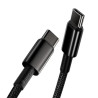 Дата кабель USB-C to USB-C 1.0m 100W black Baseus (CATWJ-01)