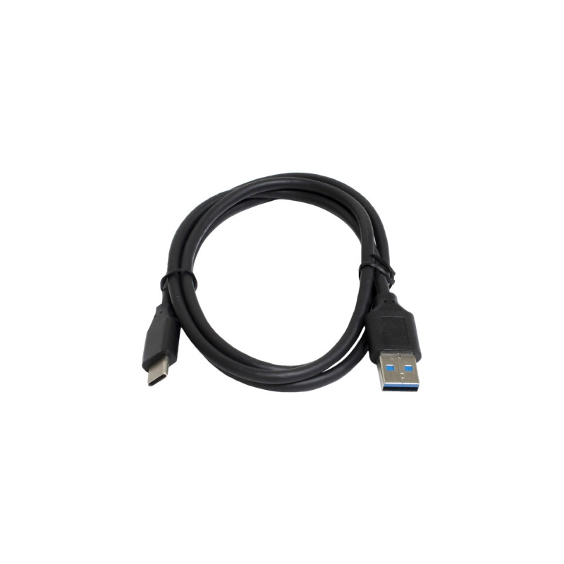 Дата кабель USB 3.0 AM to USB-C 1.0m black Patron (CAB-PN-USB3-TYPEC-1M)