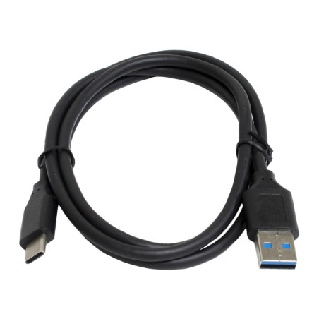 Дата кабель USB 3.0 AM to USB-C 1.0m black Patron (CAB-PN-USB3-TYPEC-1M)
