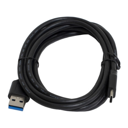 Дата кабель USB 3.0 AM to USB-C 2.0m black Patron (CAB-PN-USB3-TYPEC-2M)