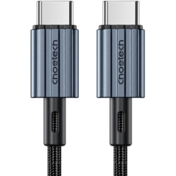 Дата кабель USB-C to USB-C 2.0m PD60W black Choetech (6932112105035)