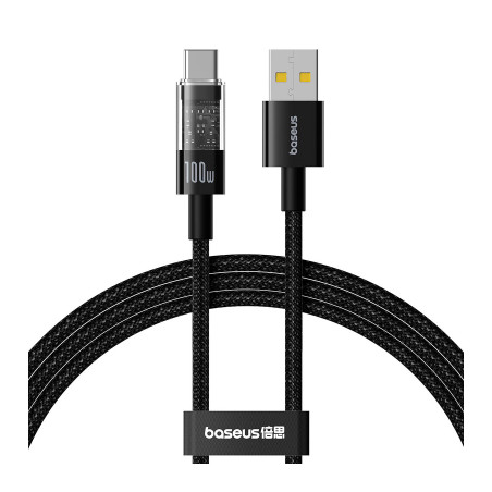 Дата кабель USB 2.0 AM to USB-C 1.0m 100W (20V/5A) Baseus (P10373002111-00)