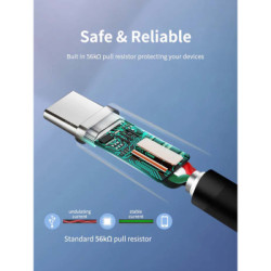 Дата кабель USB 3.0 AM to USB-C 1.5m Cabletime (CA915439)