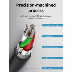 Дата кабель USB 3.0 AM to USB-C 1.5m Cabletime (CA915439)