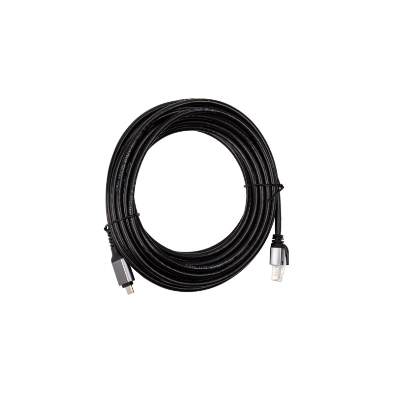 Дата кабель USB-C to RJ45 Ethernet 7.5m PowerPlant (CA914951)