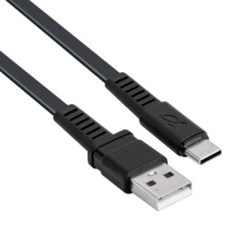 Дата кабель USB 2.0 AM to USB-C 1.2m black RivaCase (PS6002 BK12)