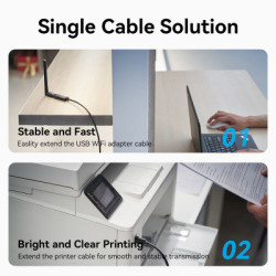 Дата кабель USB 2.0 AM/AF 5.0m Active black Vention (CBKBJ)