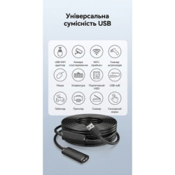 Дата кабель USB 2.0 AM/AF 20.0m Active black Vention (CBKBQ)