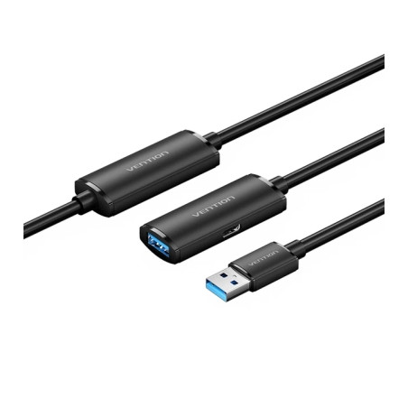 Дата кабель USB 3.0 AM/AF 5.0m Active black Vention (CBMBJ)