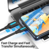 Дата кабель USB 2.0 AM to Micro 5P 1.0m 3A black Vention (COLBF)