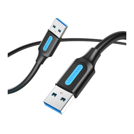 Дата кабель USB 3.0 AM/AM 3.0m black Vention (CONBI)