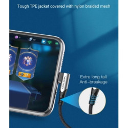 Дата кабель USB-C to USB-C 1.0m 5A 90° corner aluminum gray Vention (TAKHF)