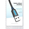 Дата кабель USB 2.0 AM to Mini 5P 1.0m black Vention (COMBF)