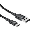 Дата кабель USB 2.0 AM to USB-C 1.2m 60W black Acefast (6974316285144)