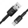 Дата кабель USB 2.0 AM to USB-C 1.2m 60W black Acefast (6974316285144)
