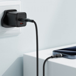 Дата кабель USB 2.0 AM to USB-C 1.2m 60W black Acefast (6974316285144)